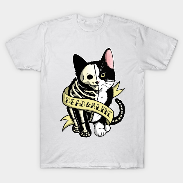 Schrodinger cat tattoo T-Shirt-TOZ